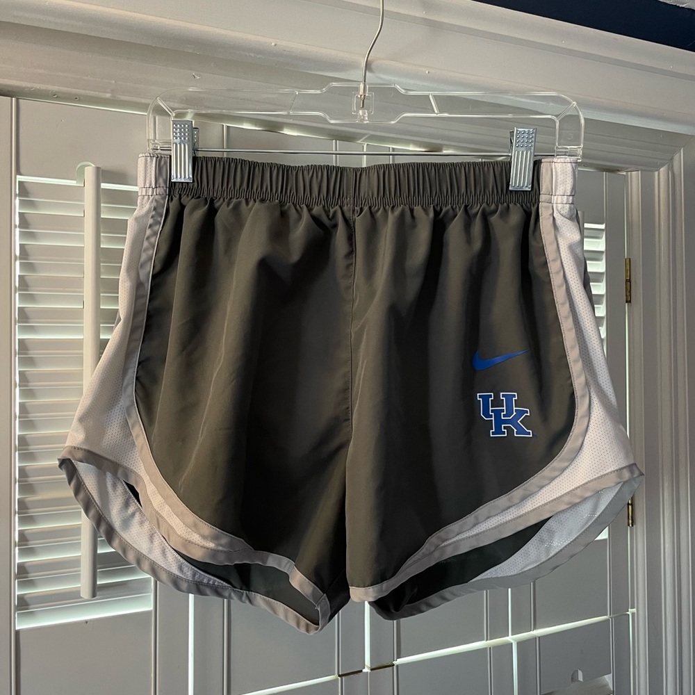 University of Kentucky gray Nike athletic shorts.